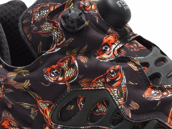 Reebok Instapump Fury Road 金魚花紋版本　飄散濃濃和風