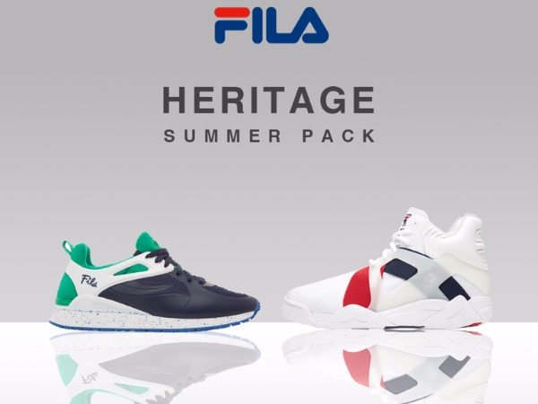 FILA 2017盛夏經典復刻鞋履雙重奏～ HERITAGE SUMMER PACK 8月重磅發表