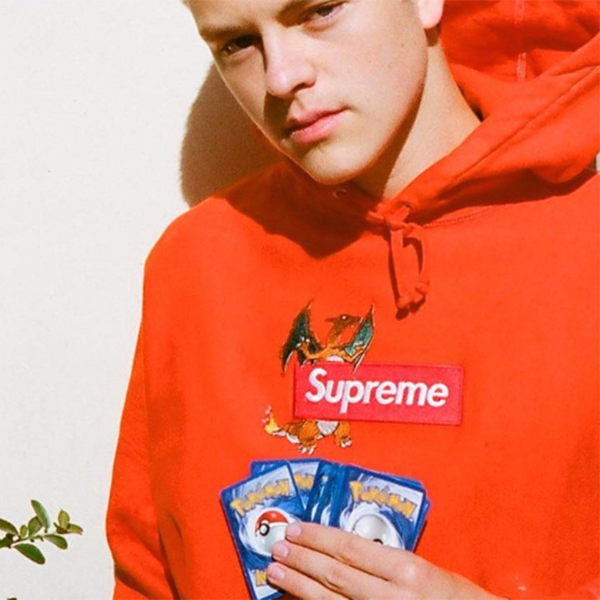 網民自製 Pokémon x Supreme Box Logo 衛衣