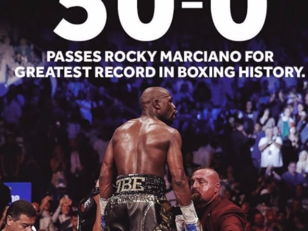 「世紀約架」不完美落幕！梅威瑟 TKO 擊敗愛爾蘭拳王笑納生涯第 50 勝
