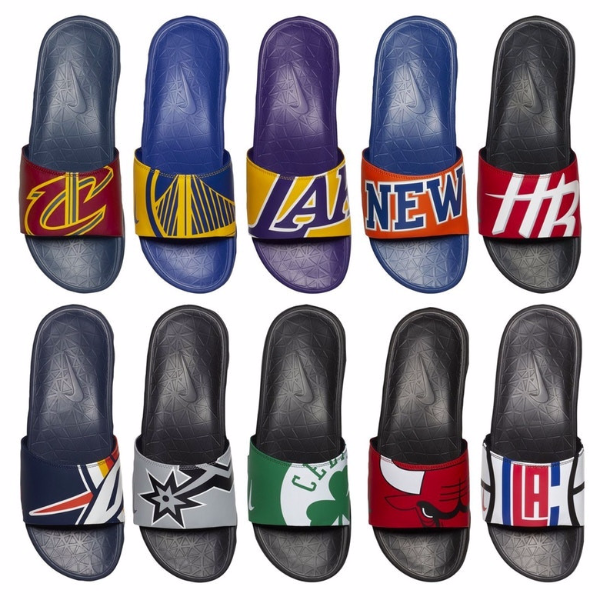 Nike 將以 NBA 球隊為靈感注入 Benassi SolarSoft Slide 2 拖鞋之中