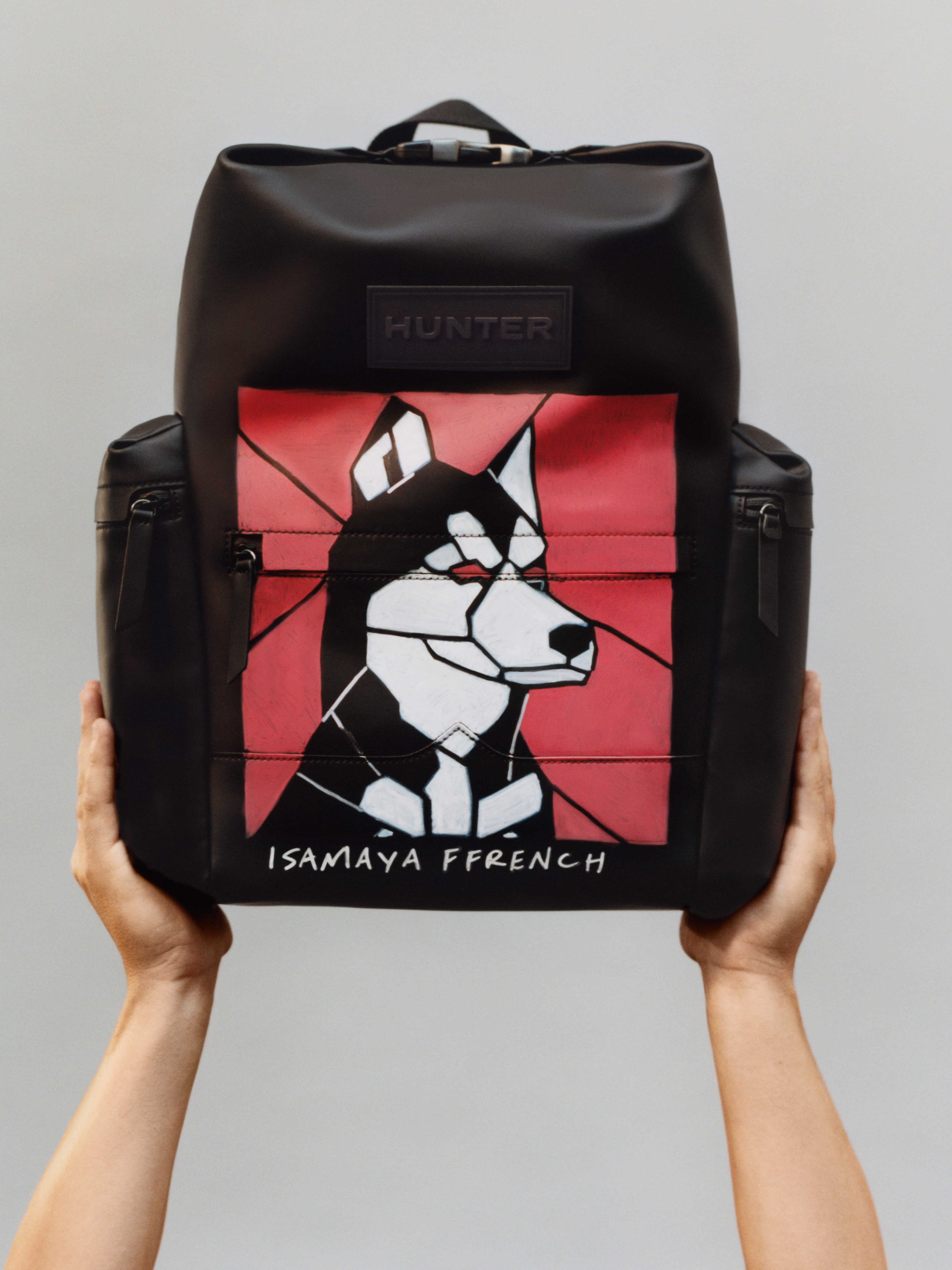 HUNTER X ISAMAYA FFRENCH 跨界合作 包包當畫布，揮灑幽默搞怪趣味