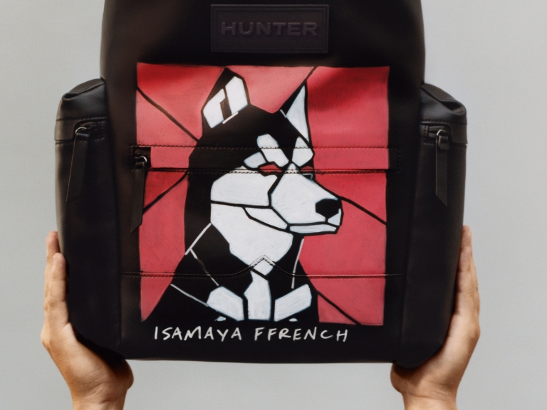 HUNTER X ISAMAYA FFRENCH 跨界合作 包包當畫布，揮灑幽默搞怪趣味