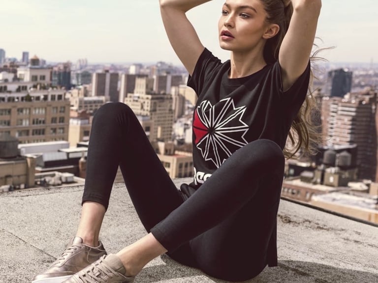 新生代超模Gigi Hadid完美演繹 Reebok CLASSIC Club C 引領「跳脫框架 超越完美RISE BEYOND」時尚風範