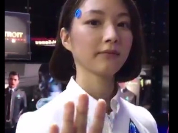 東京電玩展出現超逼真人形機器人？網友驚：對視一瞬間完全栩栩如生！