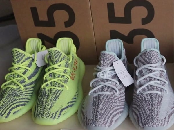YEEZY BOOST 350 V2「Blue Tint」&「Semi Frozen Yellow」童鞋版本流出