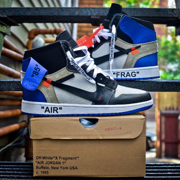 Virgil Abloh x fragment design x Air Jordan 1 三方聯乘客製鞋款一覽