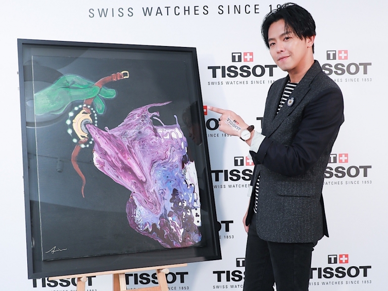 黃鴻升著用錶！TISSOT 新品會親自解說腕錶穿搭　藝術魂分享科幻畫作靈感