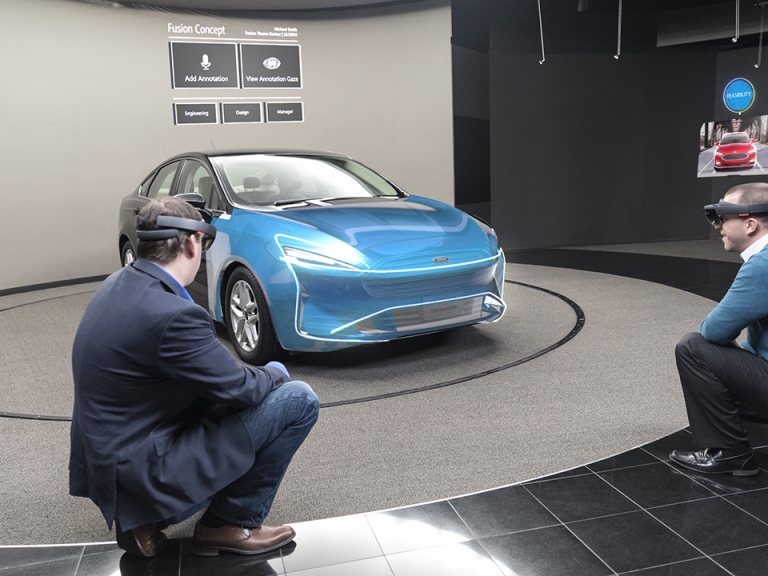 尖端科技 當車輛設計遇見 VR Ford 全球測試微軟 HoloLens 混合實境技術