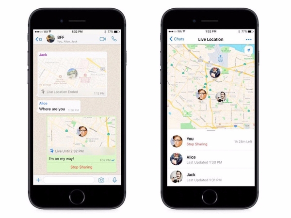 男朋友再沒藉口！WhatsApp 推出即時追蹤定位功能，會讓情侶反目嗎？