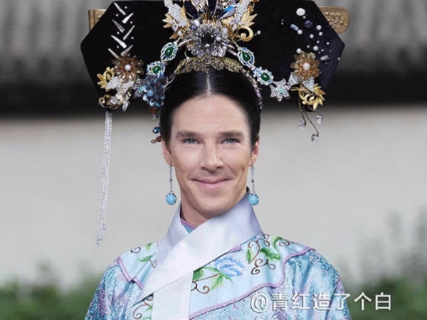 當歐美男星換上中國古代宮女服飾！網友表示：「請問我到底看了什麼？」