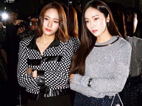 韓國最美姊妹花!Krystal《最新穿搭》與姐姐潔西卡出席香奈兒派對!