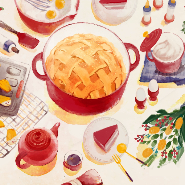 Le Creuset 全新烘焙商品 綻放冬季手作甜食的無限魅力 「冬日為禮」全系列 為你量身挑選節慶禮物