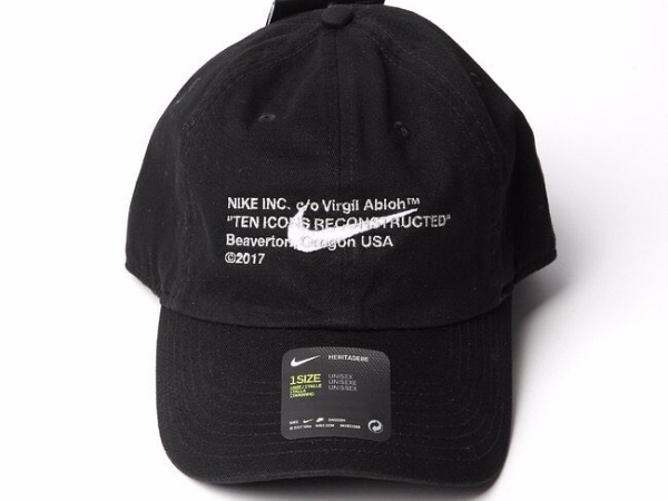 THE TEN 系列竟有「隱藏版」商品?Virgil Abloh x Nike 推出「限量 30 頂黑帽」!