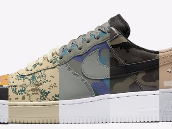 地屬性空軍一號晉見！Nike 於官網釋出多款迷彩 Air Force 1