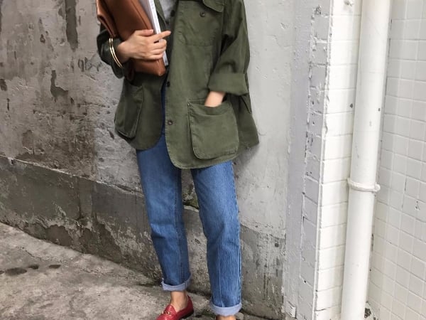 兩位走簡約風的韓國女生,完美示範冬日衣物求精不求多