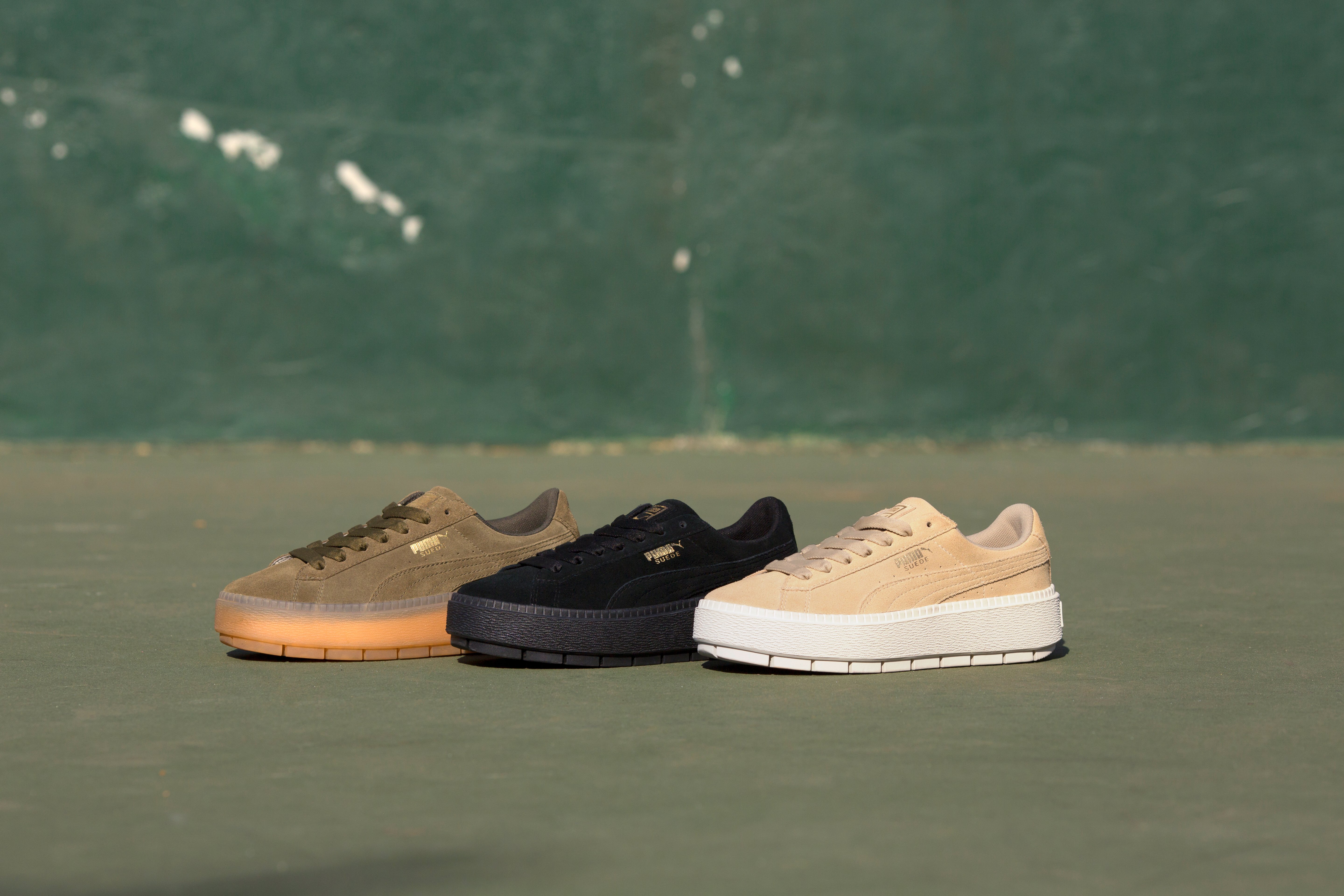 叛逆厚底運動時尚 全球持續狂燒 超高厚底潮流新款 PUMA Suede Platform Trace 2017 秋冬街頭新色 引領時尚新高度