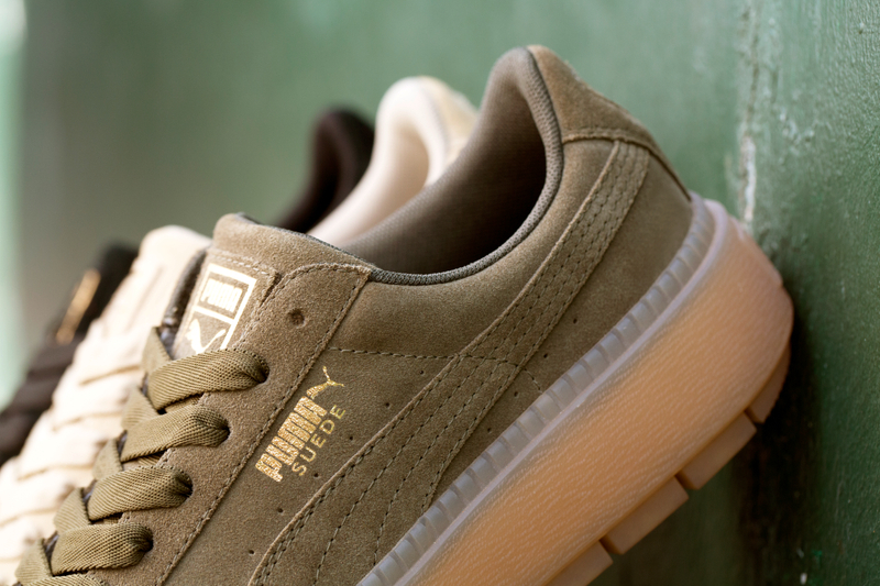puma suede platform creepers