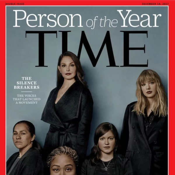 《TIME》雜誌 2017 年度人物，請來反性騷擾的泰勒絲等人拍攝封面！