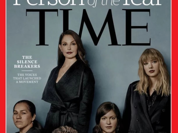 《TIME》雜誌 2017 年度人物，請來反性騷擾的泰勒絲等人拍攝封面！