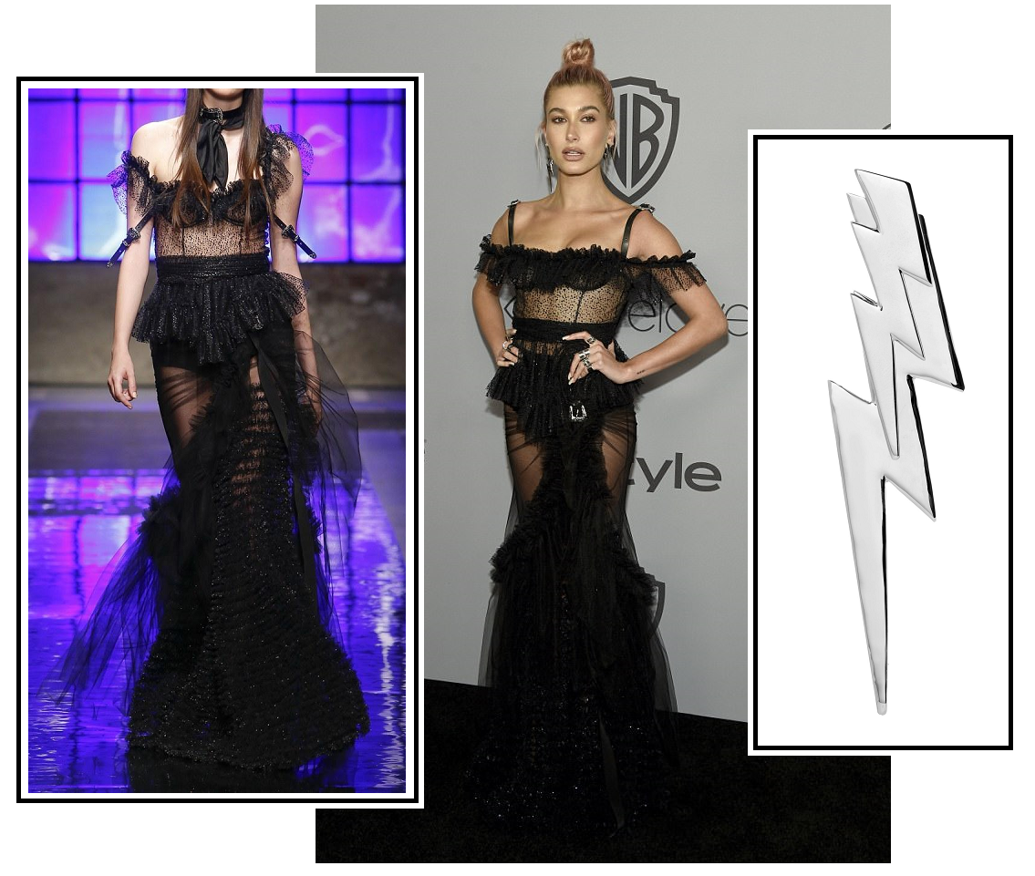 肖恩愛潮妹!「全球最性感女星」Hailey Baldwin 「黑紗裝」跑趴露「蜜臀屁股蛋」