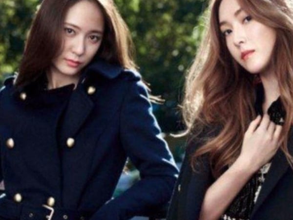 韓國最美時尚姊妹花！Krystal  披「泰迪熊大衣」與姐姐  Jessica大玩變臉APP！