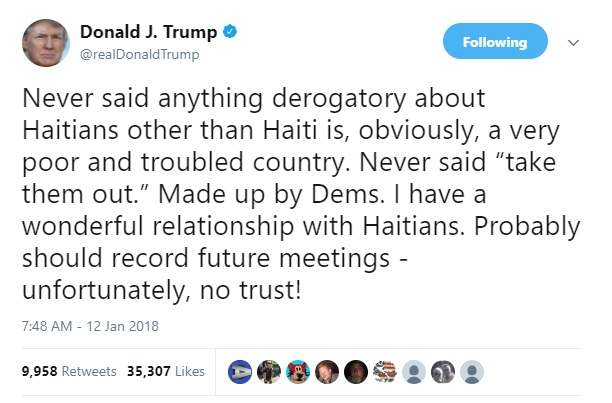 被美國總統川普說是 Shithole 的國家，這些民眾不滿在社群上發聲了！