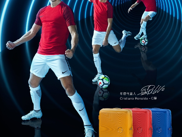 American Tourister 2018年度代言人C羅搶先全球公布！