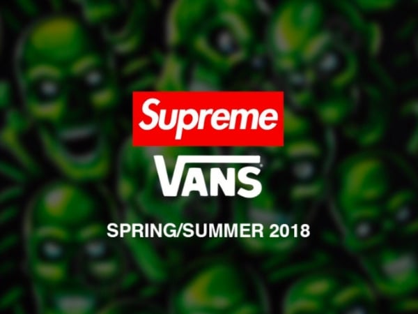 聯名消息再爆！ Supreme X Vans 最新聯名系列諜照曝光！