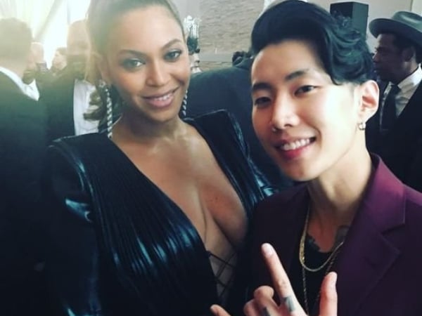 朴載範與碧昂絲、Jay Z 合照超興奮　酷帥說唱歌手一秒變小迷弟！