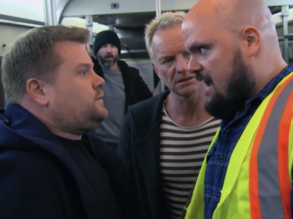 《大明星車上卡拉OK》（Carpool Karaoke）詹姆斯柯登（James Corden），挑戰《紐約地鐵卡拉OK》結果被罵翻！