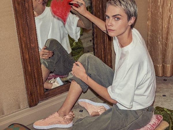 PUMA 夢幻蝴蝶效應 2018新蝴蝶結鞋搶先曝光 情人節主題限定 PUMA SUEDE Bow Valentines Cara 另類詮釋「獨鍾我心」的新女力愛情主張