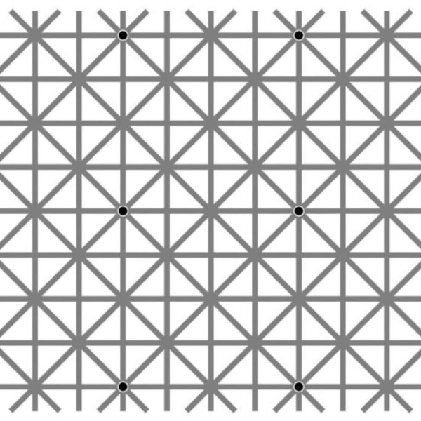 眼見不為憑！你一眼可以看到幾個黑點？