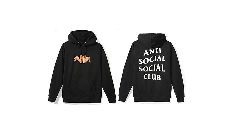 anti social social club no drama hoodie