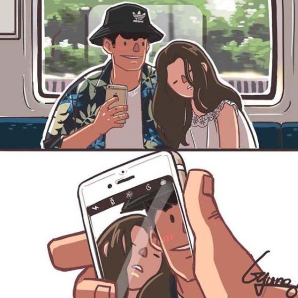 韓國漫畫家創作爆紅，情侶間大小事引起大家共鳴！