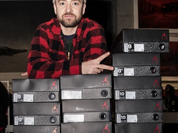 羨慕到胃痛！ Justin Timberlake 現身 Jordan 專賣店為鞋迷帶來驚喜