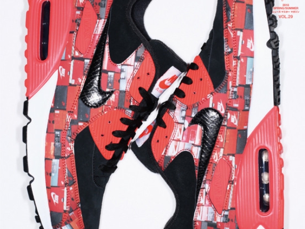 「把整個鞋牆印上去」！atmos x Nike 最新合作 Nike Air Max 90「Shoes Box」提前曝光！