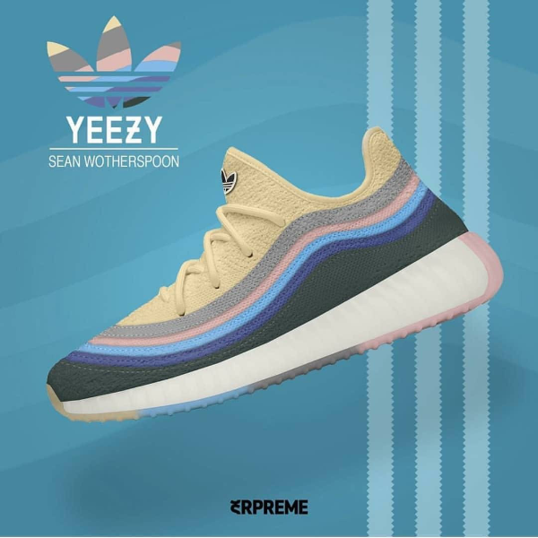 兩大夢幻神鞋合體！Instagram 上的神人再度自創全新鞋款「YEEZY BOOST 1/97 V2」