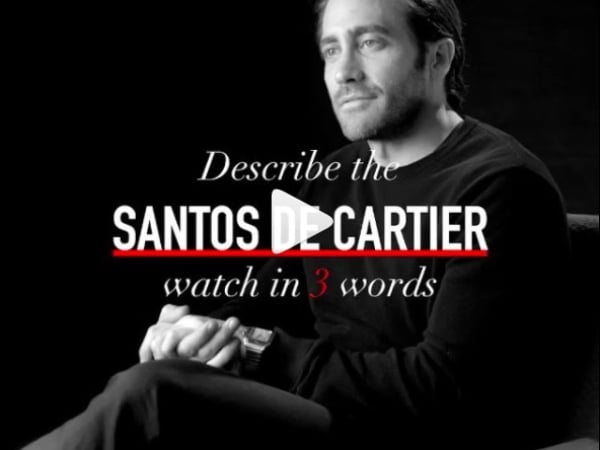 傑克葛倫霍正在創造歷史！成為奢華精品卡地亞 Santos de Cartier「首位名人形象大使」