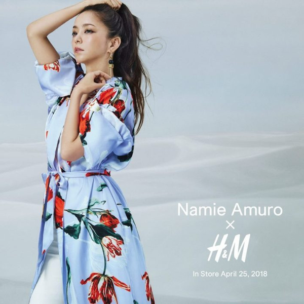 引退一樣紅！安室奈美惠 X H&M，超美形象照搶先看！