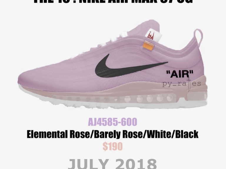 「 The X 」？「 Virgil Abloh x NikeLab Air Max 97 」全新粉嫩配色曝光！