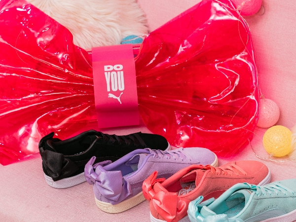 「地表最美鞋盒」!加倍甜美 PUMA SUEDE BOW 2.0 把鞋盒變成「蝴蝶包」!