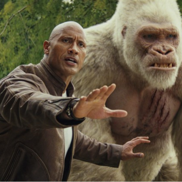 比巨石強森還高！《毀滅大作戰》大猩猩喬治演員身高 206 公分　整部電影最辛苦角色！