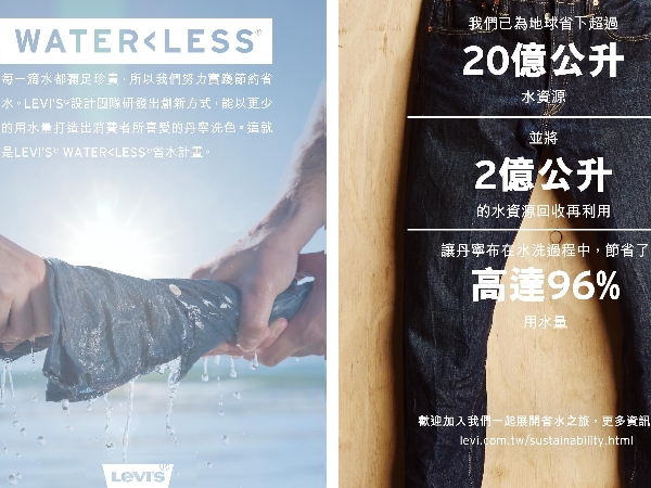 LEVI’S® 2018年世界地球日：保護稀有水資源