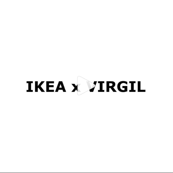 吊足胃口！Virgil Abloh 與 IKEA 最新合作商品將於線上直播公布！