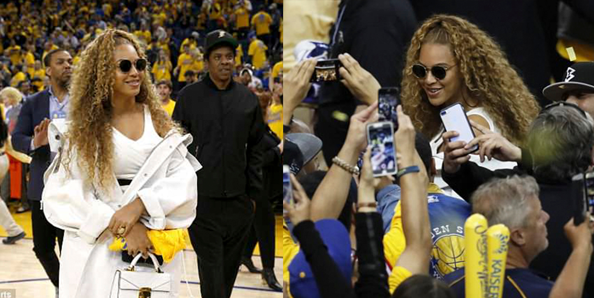 變成小型見面會!Jay-Z、碧昂絲連袂去看 NBA,現場球迷騷動比賽都不看了!