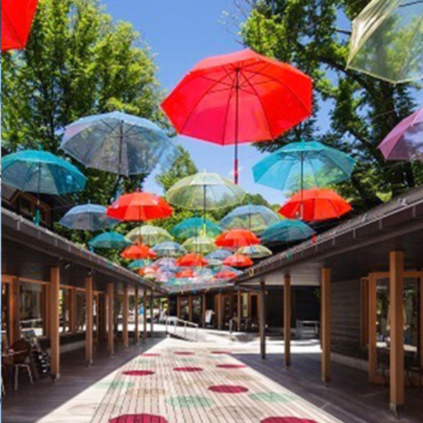 100 把彩色雨傘漫天飛舞！東京輕井澤將舉辦「雨傘天空」期間限定活動