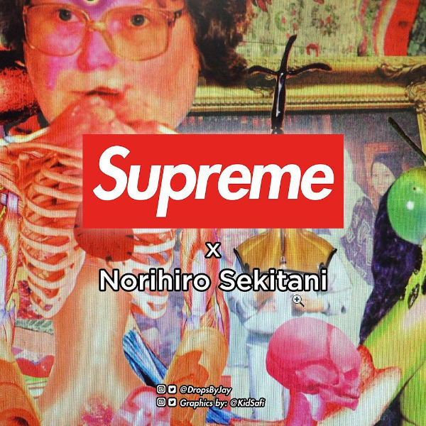 #慎入小心不適！Supreme 下一個聯名對象將是超重口味日本藝術家 Norihiro Sekitani ！