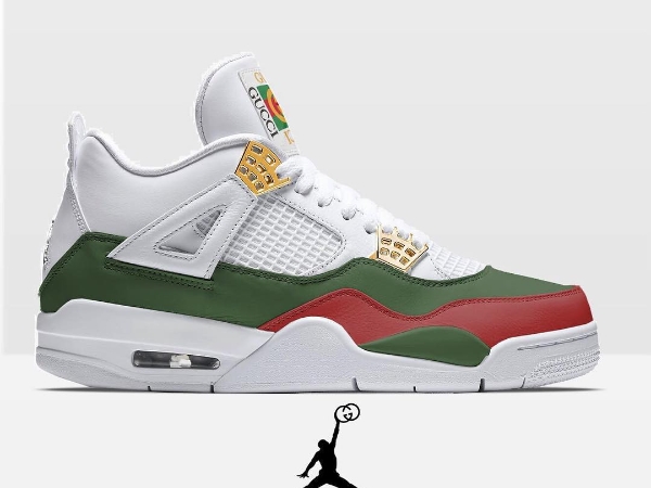 有錢也不一定買的到！Air Jordan 4 x GUCCI 最新合作款概念圖釋出