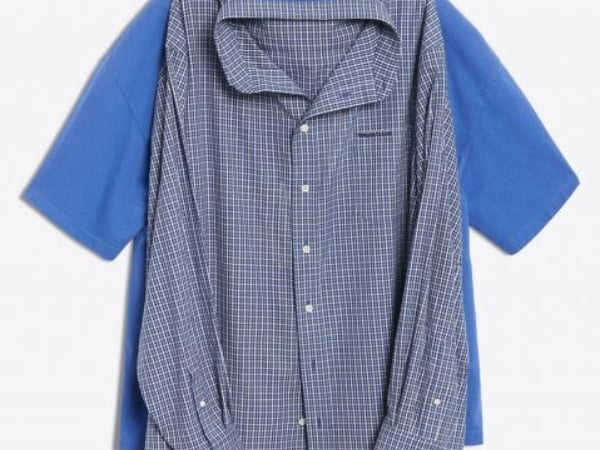 這樣的設計你懂嗎？！BALENCIAGA 推出要價近 4 萬的「襯衫短 Tee」